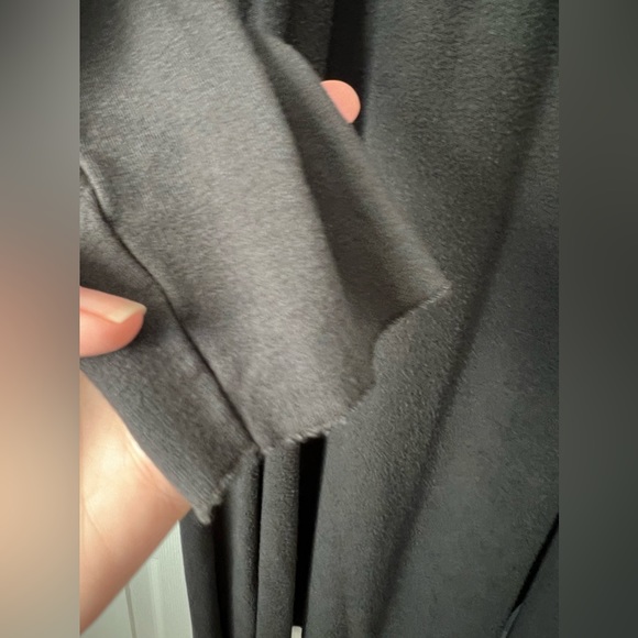 Charcoal Hooded Duster by YAYA - Picture 4 of 7